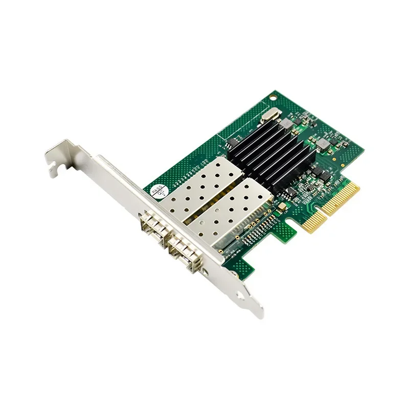 I82576EB PCI-E جيجابت ثنائي المنفذ SFP محول شبكة خادم الألياف البصرية E1G42EF محول شبكة الألياف البصرية