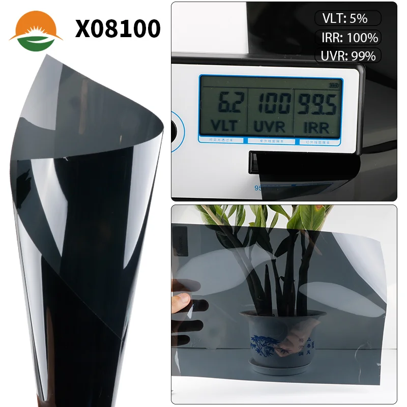 Top Sun Shade Riduzione del calore IRR 100% Finestra Nano Ceramica Pellicola solare al carbonio per auto