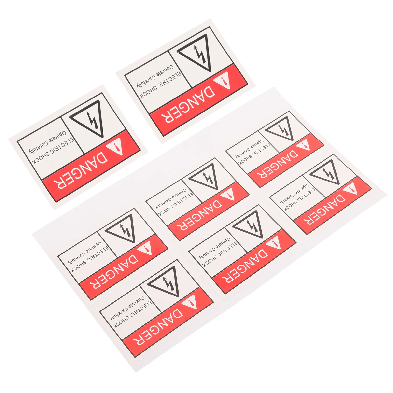 

8Pcs Warning Electric Shock Signs Adhesive High Voltage Safety Labels Easy Apply for Electrical Panels Electrical Panel Labels