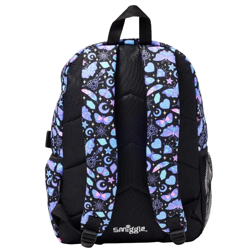 Australia Smiglge Cartoon Anime Purple Butterfly Schoolbag Children Large-Capacity Backpack Pupils Outdoor Leisure Backpack Gift