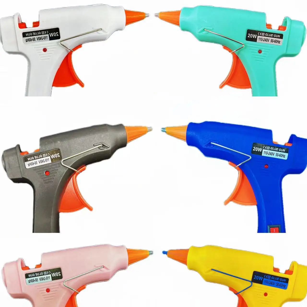 household handmade anti-scalding nozzle 20W hot melt glue  DIY hot melt glue  source manufacturer wholesale