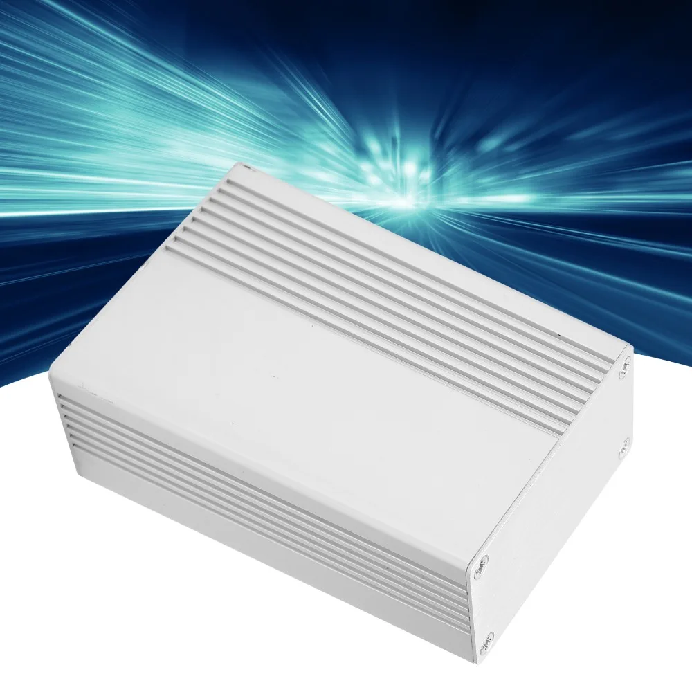 Aluminum Alloy Project Box Dust proof Waterproof Extruded Industrial Structure PCB Instrument Box Sliding Extrusion 100x65x35mm