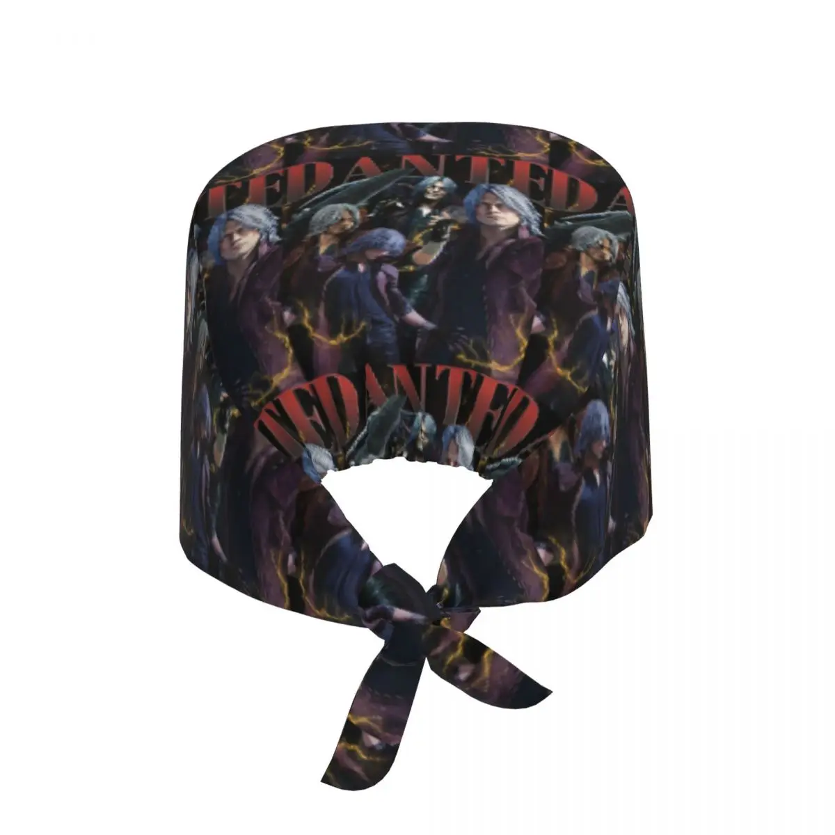Limited Dante Devil May Cry Scrub Hat Doctor Working Surgical Cap Unisex Adjustable Nursing Caps for Dentist