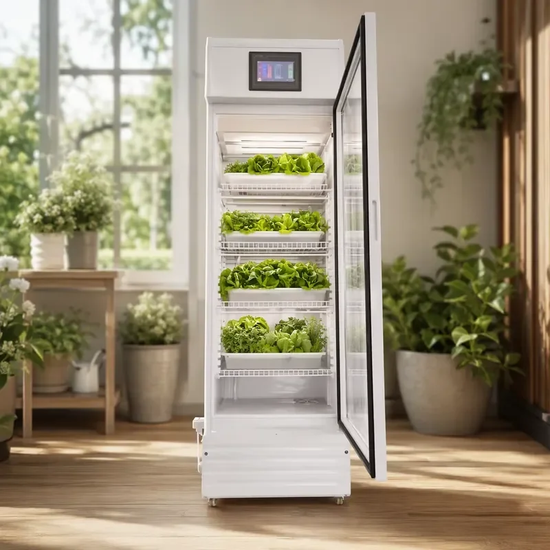 Smart WiFi Hydroponic Growing System 4 Tier Vertical Garden Cabinet Soilless Planting Machine USB Powered Digital Control
