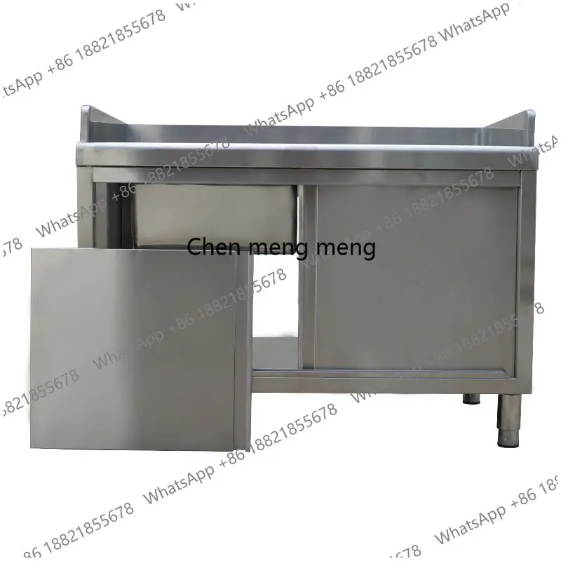 Stainless steel sink sink cabinet floor-to-ceiling integrated household dishwasher with console cabinet