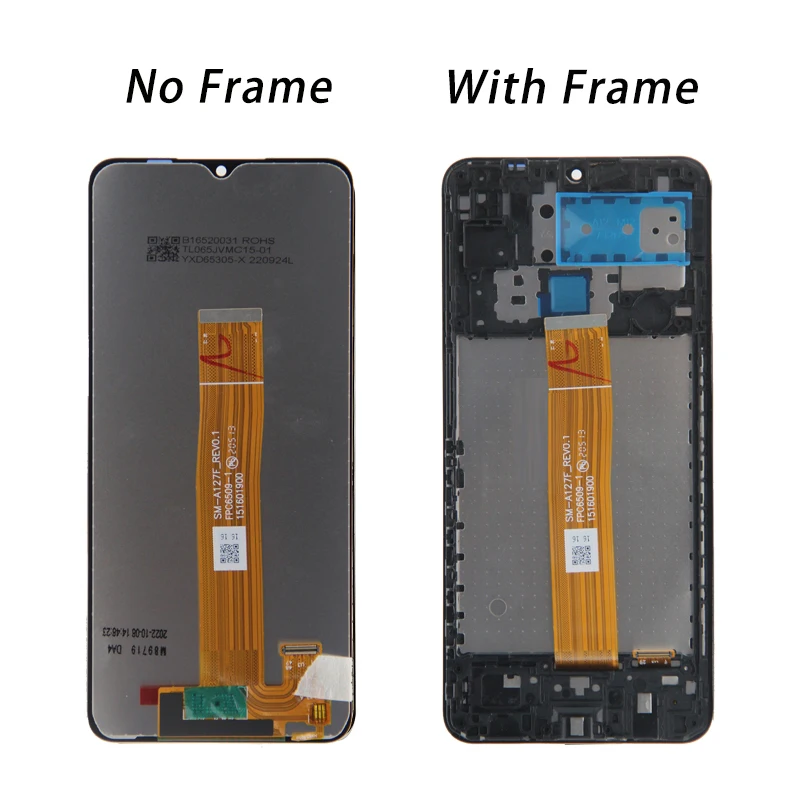 Samsung Galaxy M12 M127 LCD ڈسپلے ٹچ اسکرین Digitizer SM-M127F/DSN Samsung M12 A12 A125F LCD کے لیے 6.5" M12 ڈسپلے