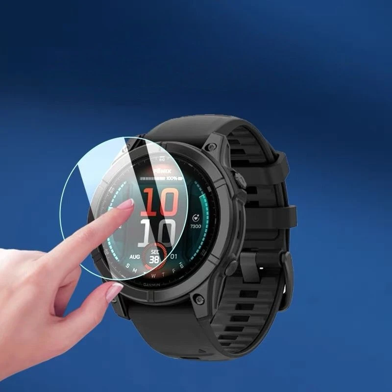 Vetro temperato HD per Garmin Fenix8 Solar Fenix E 47mm 43mm 51mm Protezione schermo per orologio Pellicola protettiva in vetro impermeabile