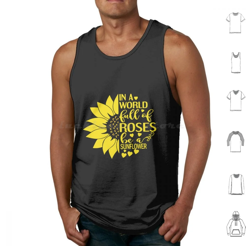 In A World Full Of Roses Be A Shamrock , Day Tank Tops Vest Sleeveless In A World Full Of Roses Be A Shamrock Cool In