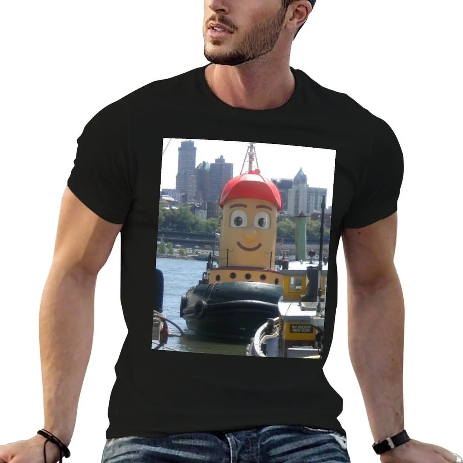 Theodore Tugboat T-Shirt graphic t shirts oversized mens graphic t-shirts big and tall