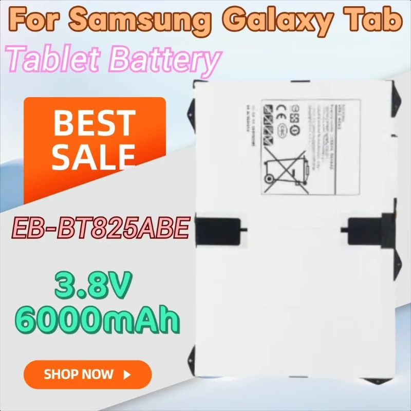 

New EB-BT825ABE Tablet Battery 3.8V 6000mAh for Samsung Galaxy Tab S3 9.7 SM-T825C T820 T825