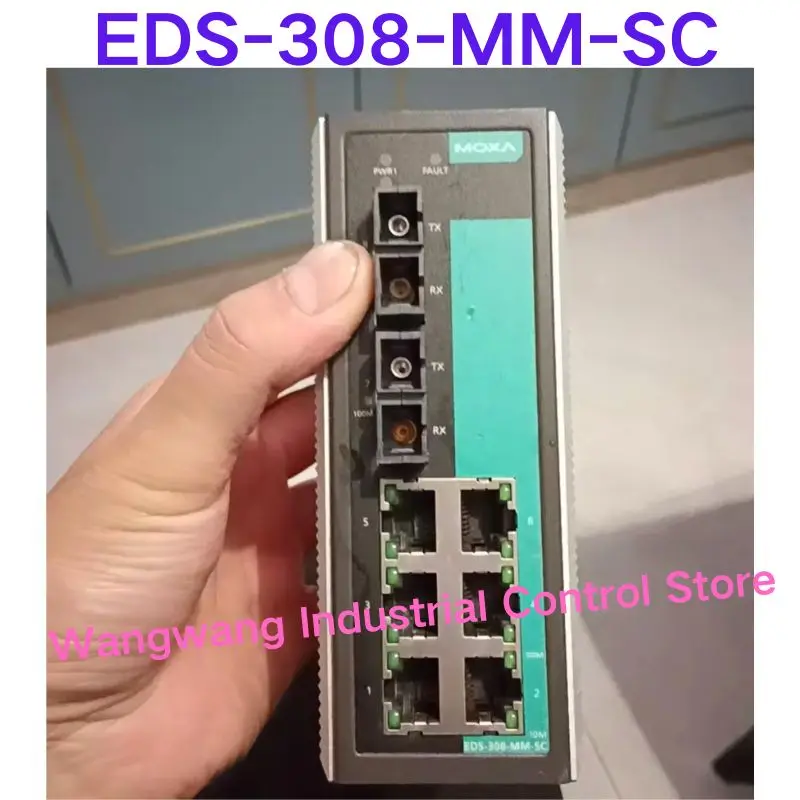 Second-hand test OK , EDS-308-MM-SC Ethernet Switch