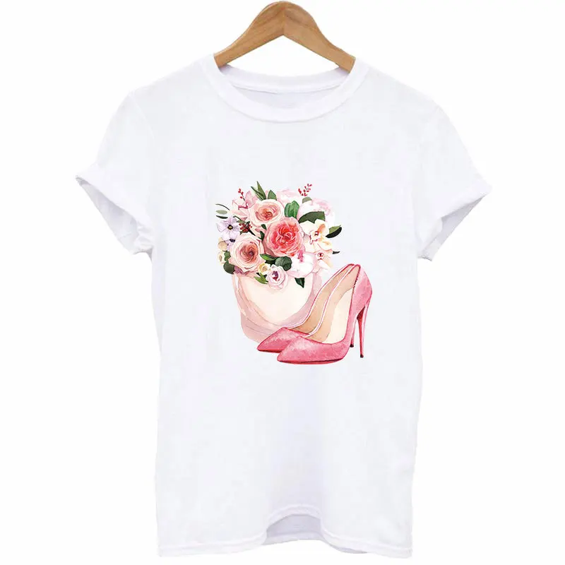 Nuove donne rosa ferro sulle toppe termopressa Applique toppe termiche adesivi per vestiti felpe con cappuccio scarpe con tacco alto