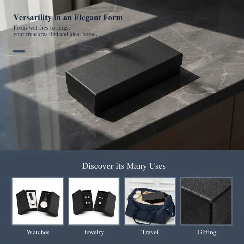 Multicolor Rectangular Hard Paper Gift Boxes With Secure Lids For Storing Jewelry Small Gifts For Retail And Personal Use view 3