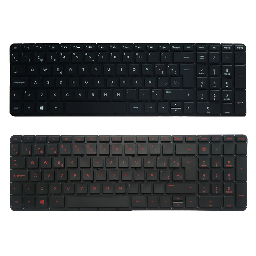 New Backlit Latin/Spanish Keyboard For HP Pavilion 15-P 15-P000 15t-p000 15t-p100 17-f 17-f000 17t-f000 17t-f100 TPN-Q140 Q143