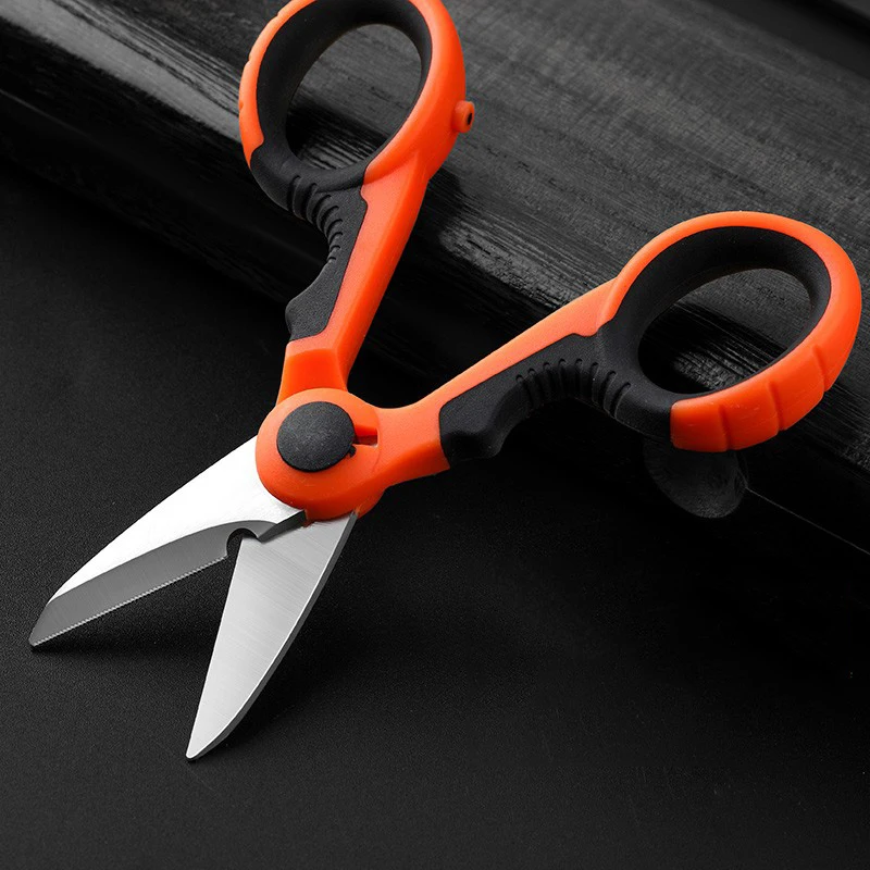 

420 Stainless Steel Fishing Scissor Accessories Electrician Portable Scissors Plier Cut PE Braid Line Lure Carp Fishing Tools