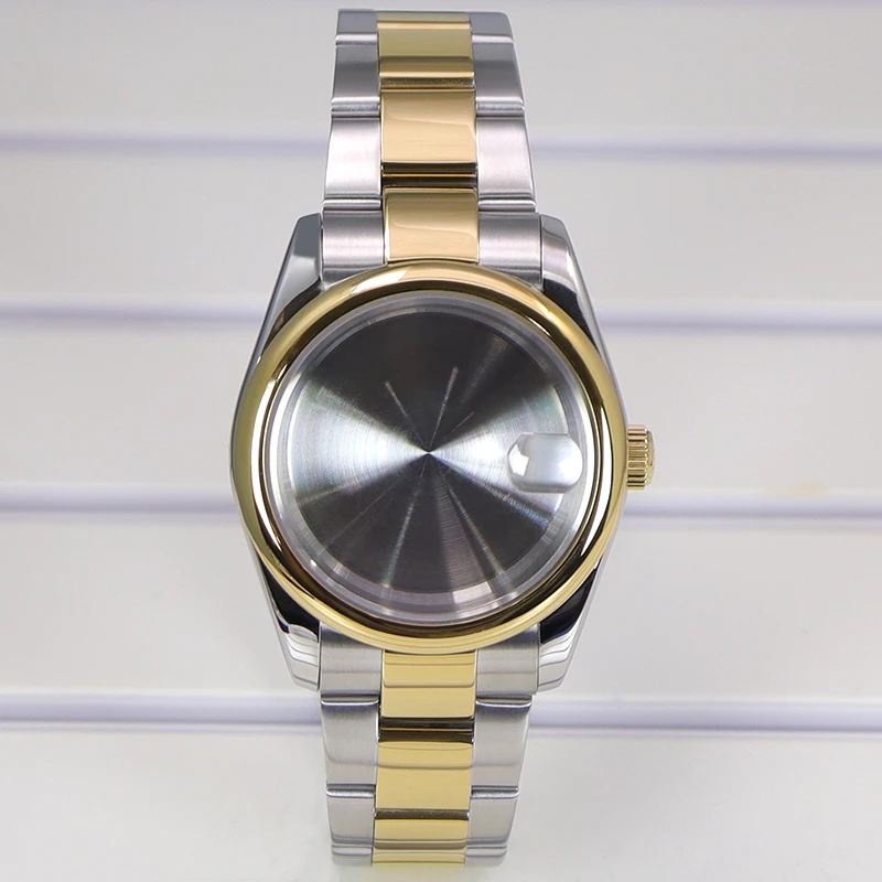 

36mm/39mm Luxury Watch Case 20mm Steel Strap For NH35 NH36 NH38 NH70 Miyota8215 Movement Cases 28.5mm Dial Sapphire Glass Oyster