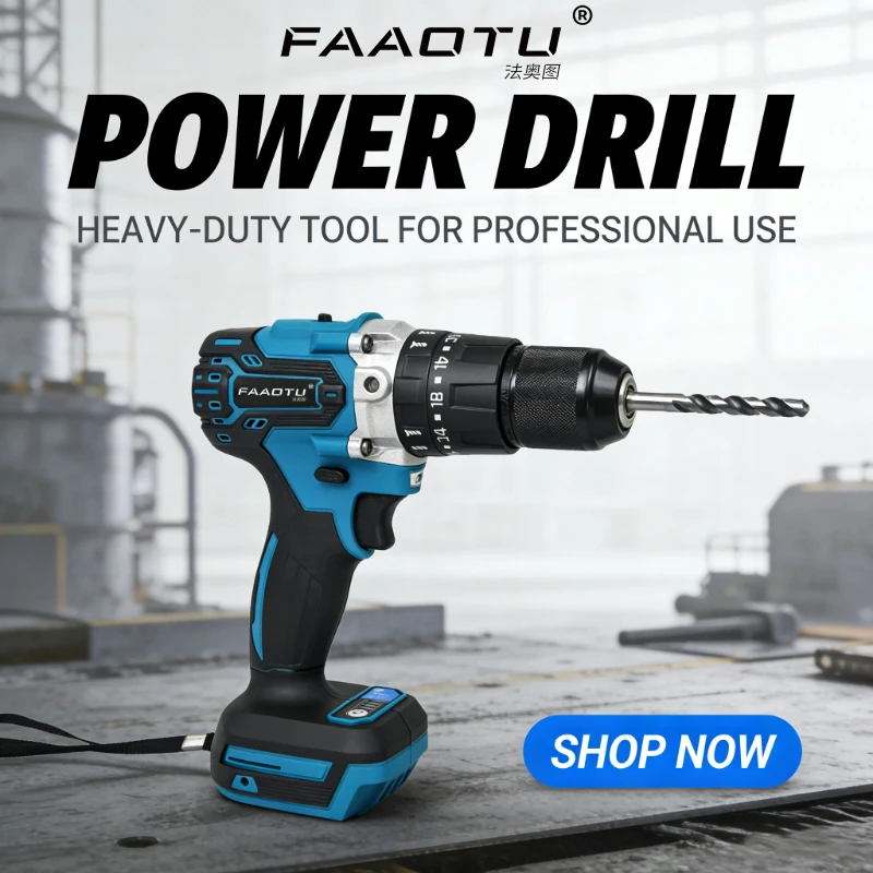 

Аккумуляторная электрическая дрель FAAOTU DDF487 13 мм 18 В, совместимая с батареями MT, без зарядного устройства и аккумулятора.