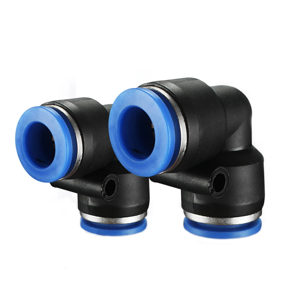 

PV PVG Elbow Pneumatic Quick Connector Plastic 4 6 8 10 12 14 16MM Pipe Air Parts Pipe Push In Water Quick Connector