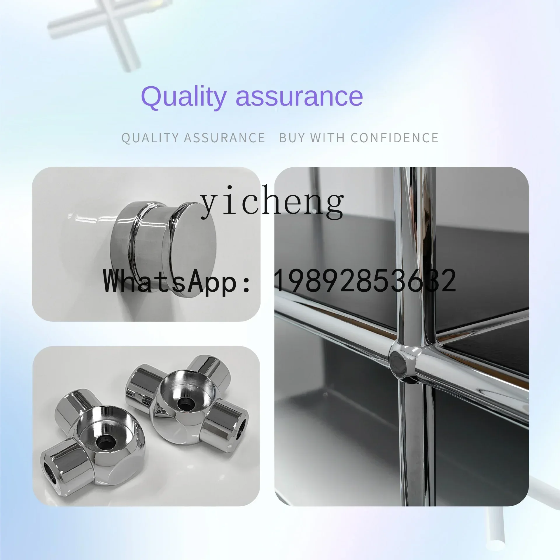 LYY  Jewelry Display Shelf Stainless Steel Assembled Assembly Cabinet Home Use and Commercial Use Sideboard Cabinet