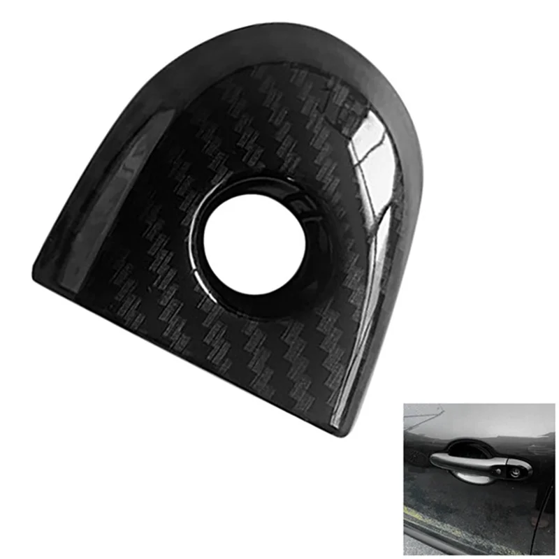 

Car Door Lock Cover with Key Hole for Nissan Juke & Micra Drivers 806441KK0D Car Accessories Carbon Fiber—L48A