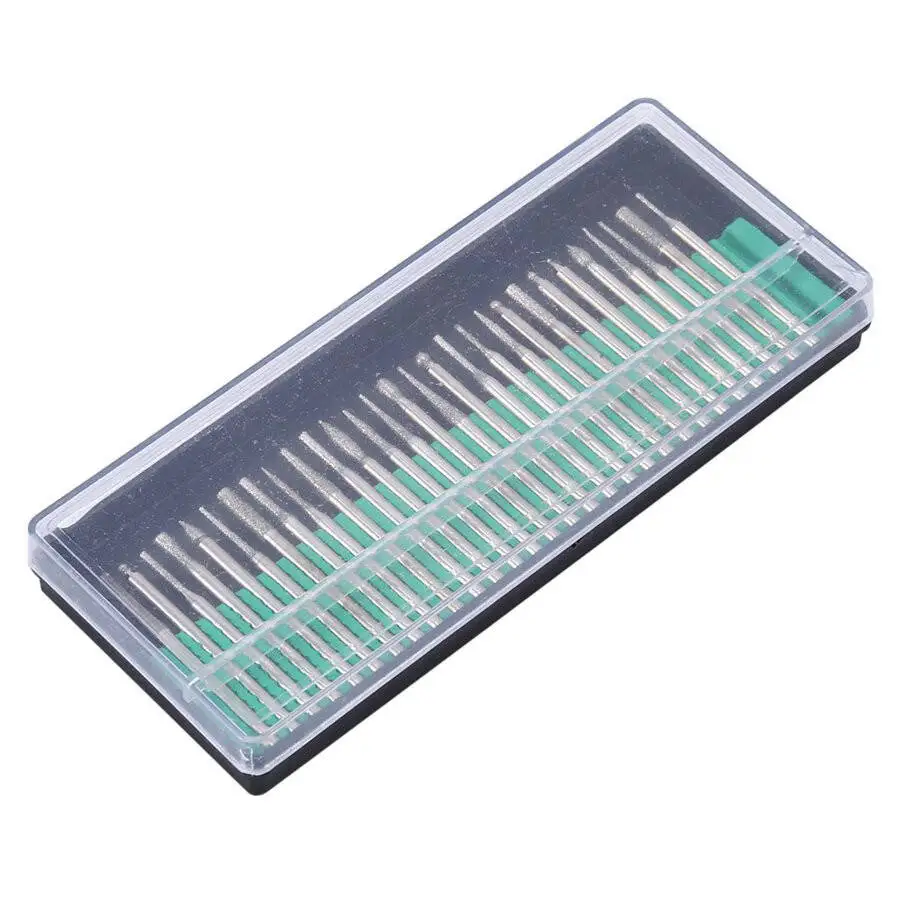 30pcs Dental Lab Diamond Burs Millers Tooth Drill for Jewelers Dentist Dental Polishing Equipment