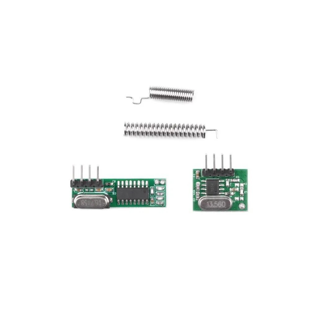 Taidacent 2PCS RX470 433 MHz Superheterodyne RF Receiver Transmitter Module for Wireless DIY Kit 433 MHz Remote Control