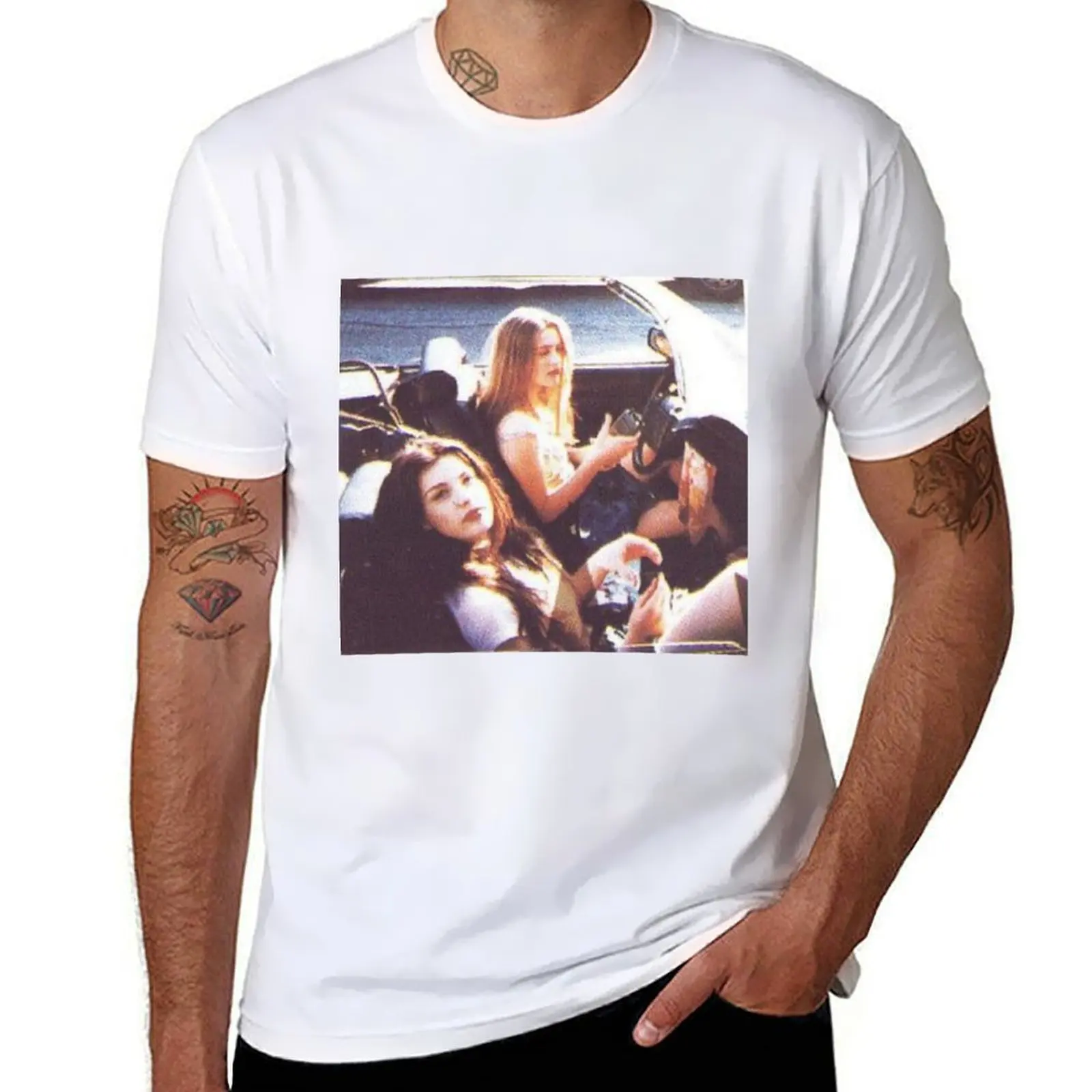 Liv Tyler and Alicia Silverstone T-Shirt graphics summer shirt plus size tops mens designer clothes