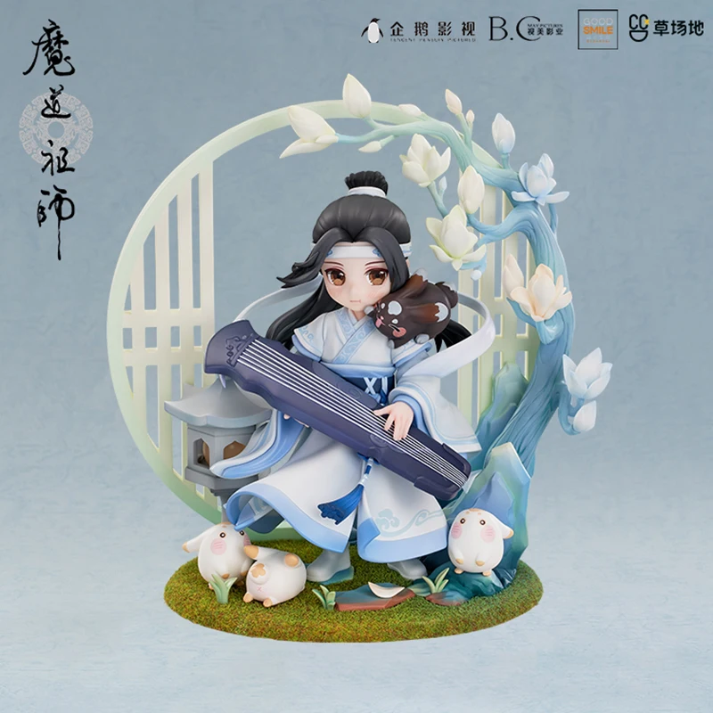 New Arrive Official Mo Dao Zu Shi Lan Wang Ji Equal Proportion 21cm Garage Kit Decorative Statue+ Colour Paper+PVC Card