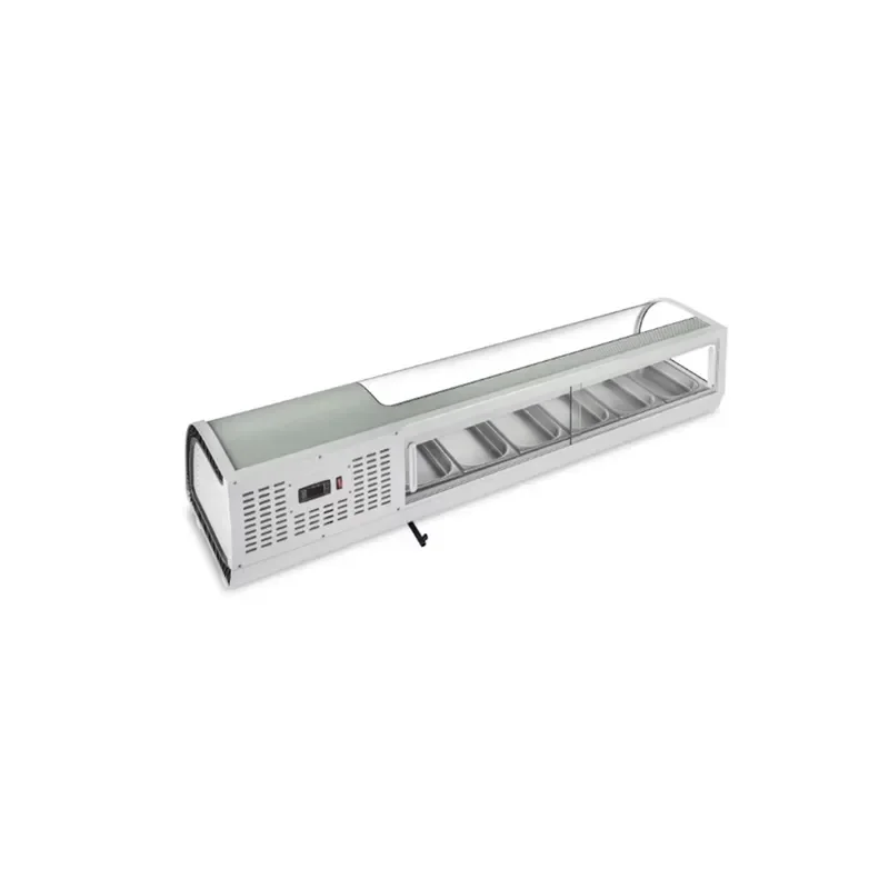 Commercial Sushi Display Refrigerator Latest Promotions For Store Use Fresh Food Showcase Cooler Unit With Glass Door Design