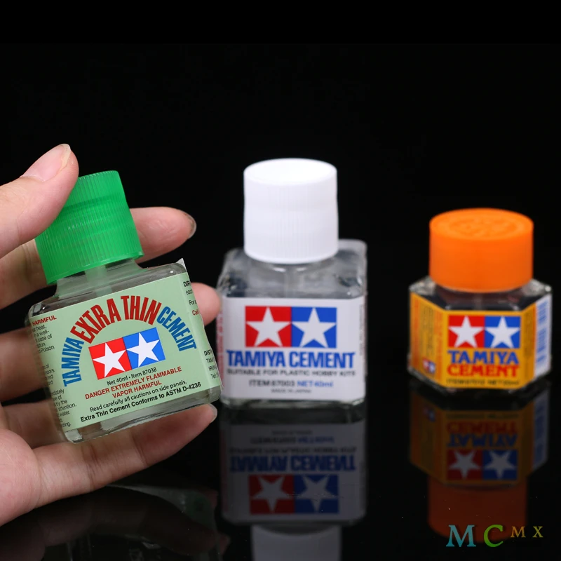 TAMIYA علامة أسمنتية رفيعة للغاية مناسبة لمحلول الصائق أسمنت مناسب لبلاستيك ABS Gundam نموذج عسكري هواية DIY #4