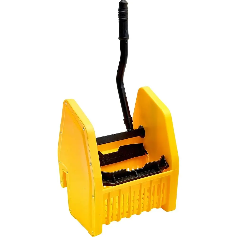

Industrial Mop Bucket with Wringer for Cleaning Supplies in Households and Commercial Spaces