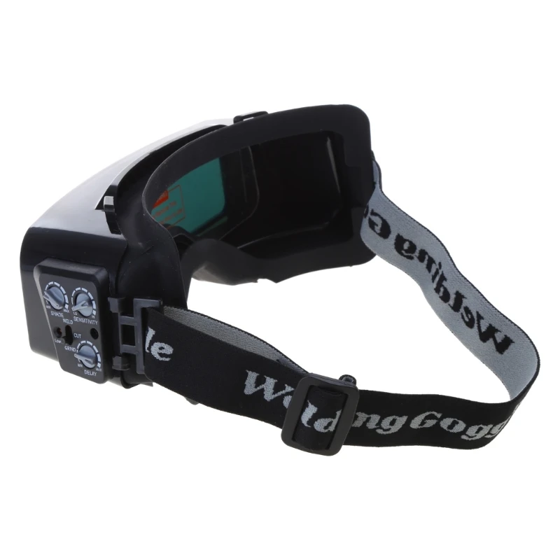 Gafas protectoras para soldador, máscara, casco, gafas soldador con oscurecimiento automático, lentes interiores amplio rango