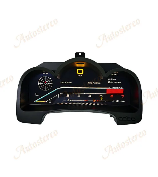 12.3 inch Navidigital Dashboard For Toyota Hilux 2005-2015 Years Car Lcd Panel Speedometer Virtual Cockpit Gauge Modern Drive