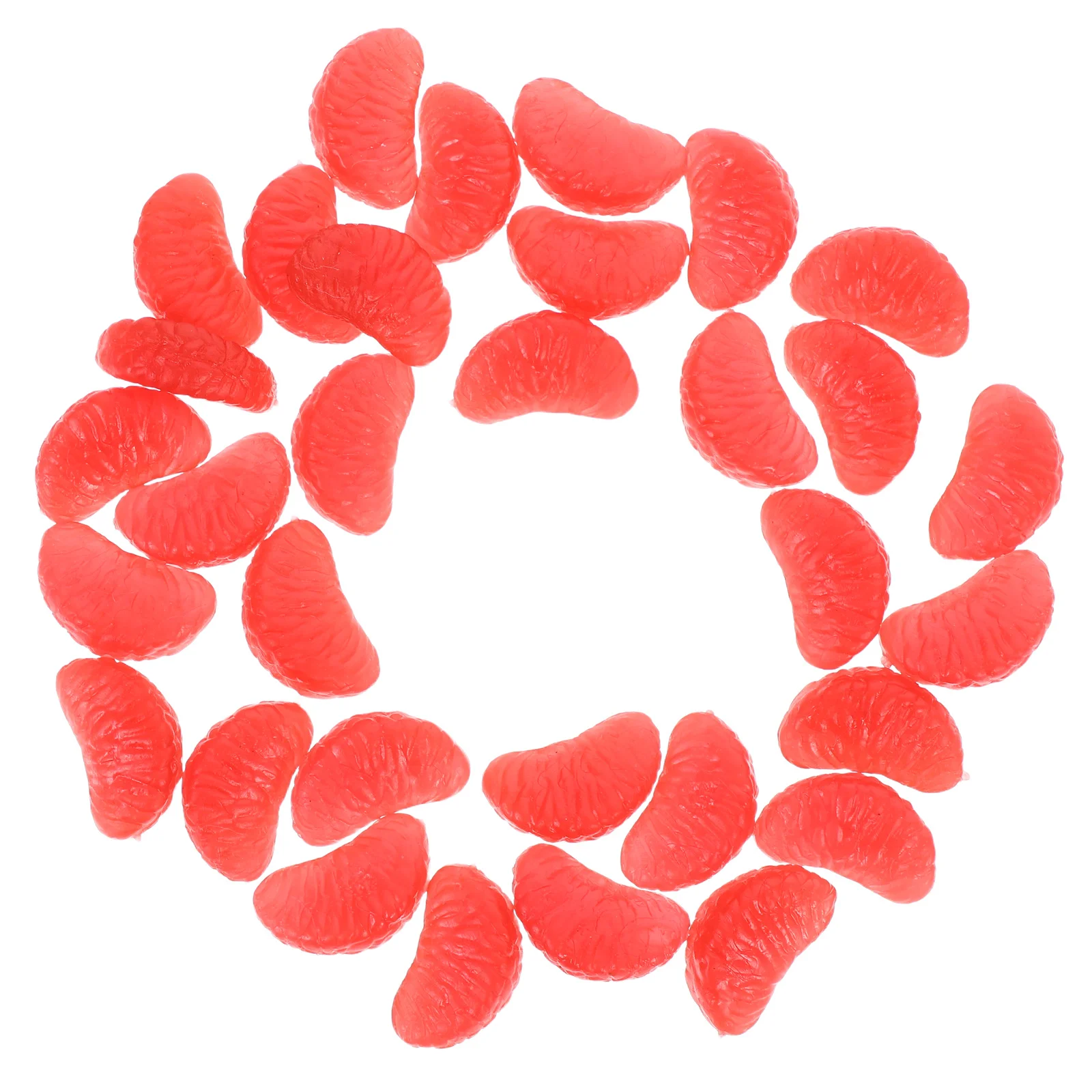 32 قطعة شرائح برتقالية محاكاة DIY سحر الحلي الصغيرة ل جراب هاتف إكسسوارات الشعر لوازم الحرفية شرائح سحر #1