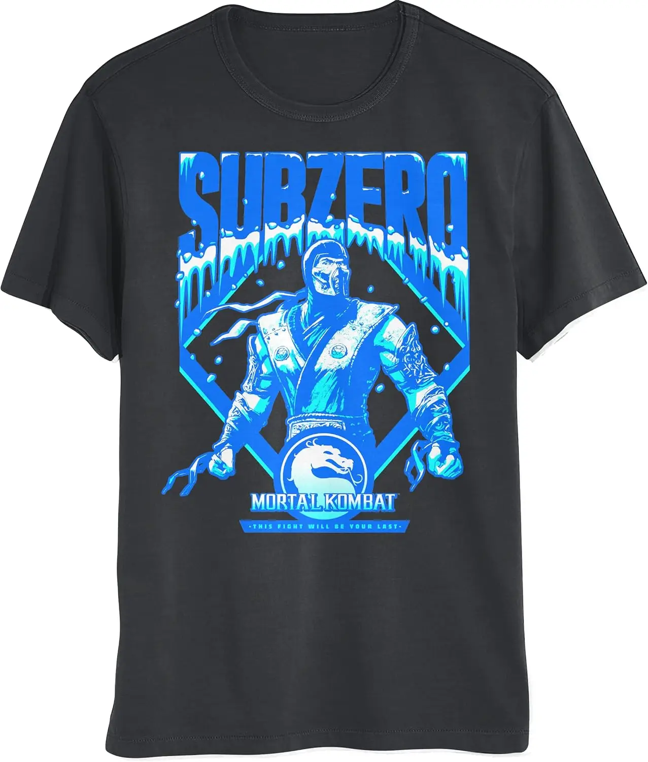 Mortal Kombat SUB Zero Mens and Womens Short Sleeve T-Shirt (, Black)