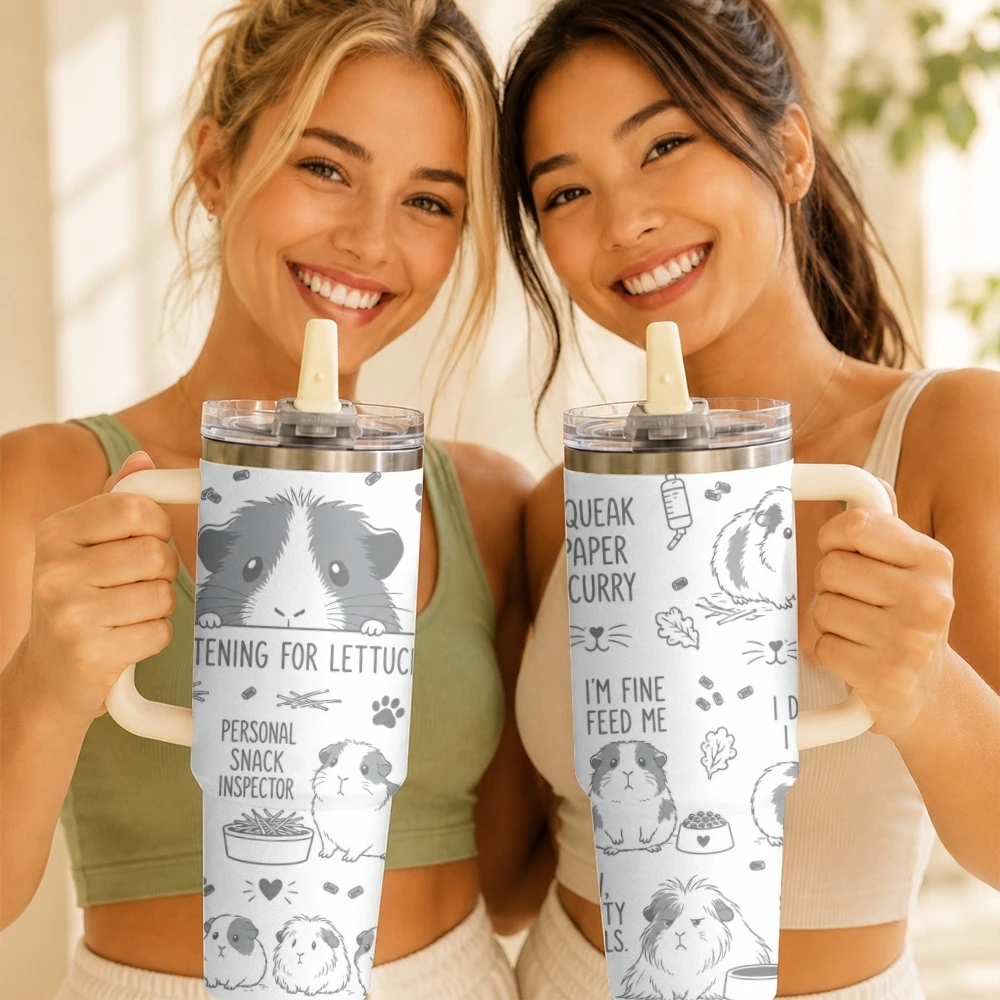 Sarcastic Animal Humor Quotes Vacuum Flasks 40oz Thermal Tumbler with Handle Stainless Steel Insulated Water Portable Mug Cup