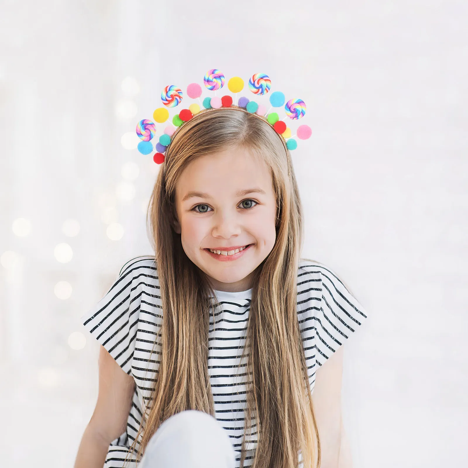 

Cute Lollipop Headband Girls Cartoon Candy Hairband Princess Hair Hoop Birthday Party Holiday Hairbands Kids Accessories