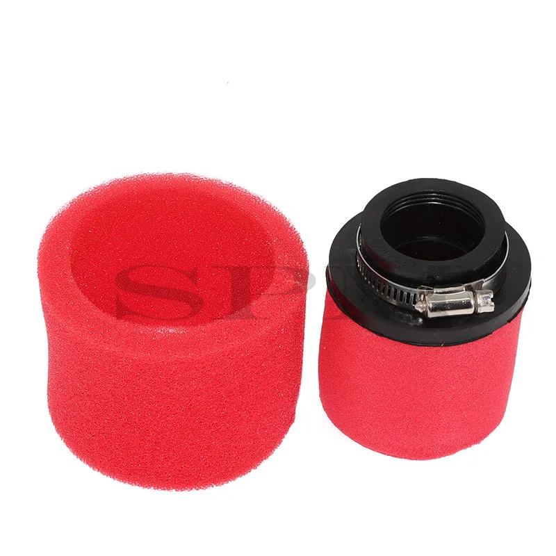 35mm 38mm 42mm 45mm 48mm 50mm stright and Bend Elbow Neck Foam Air Filter Sponge Cleaner Moped Scooter Dirt Pit Bike cycle