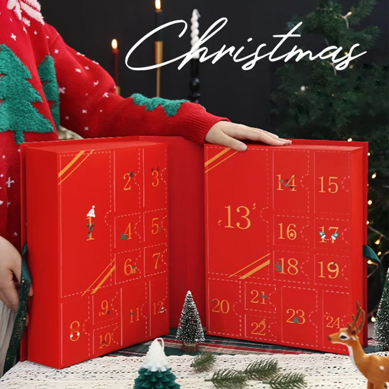 Customization.Customization.Manufacture Wholesale Customized Printed Cardboard Christmas Beauty Advent Calendar Gift Packaging B
