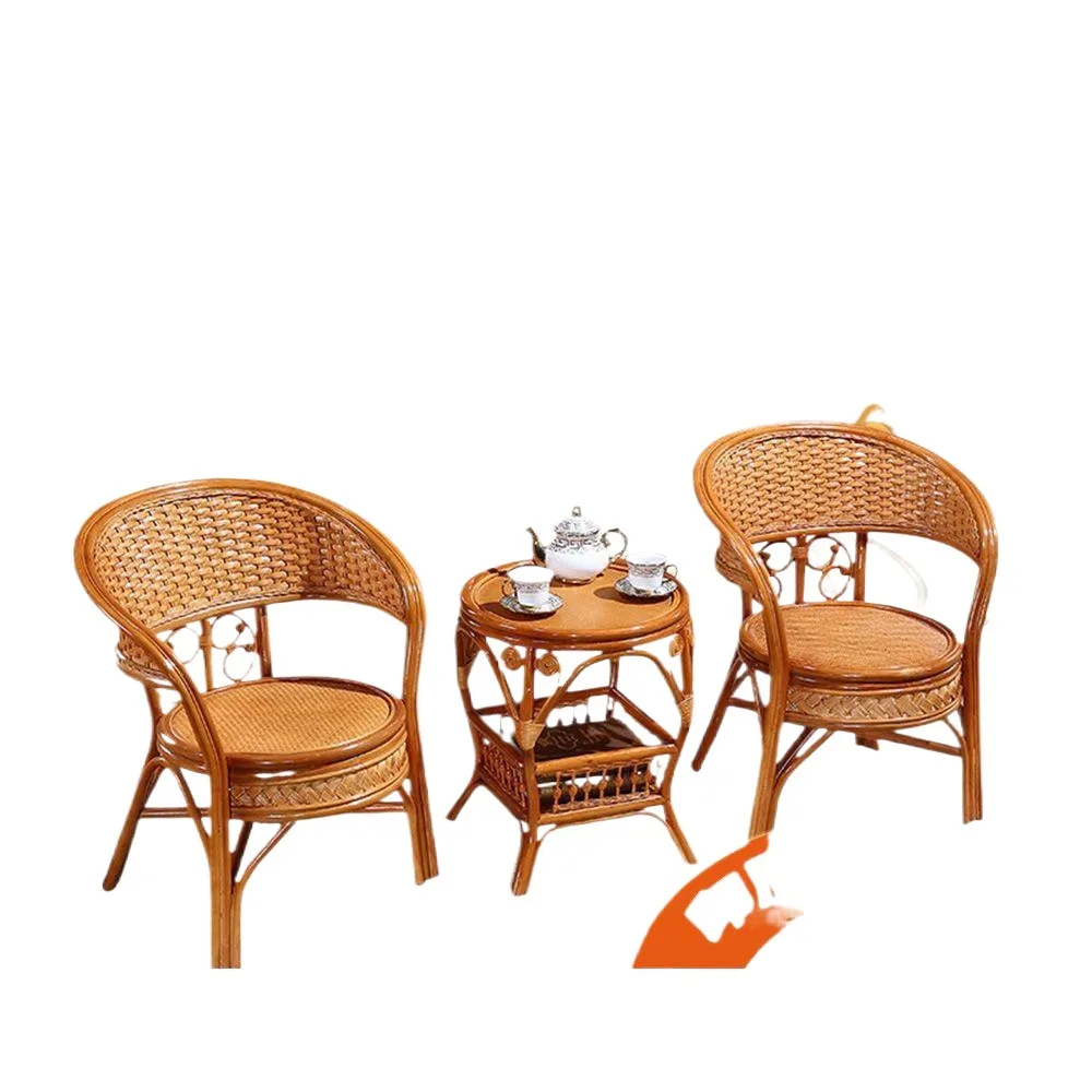 

Balcony, rattan chair, leisure, tea table chair, one piece, the whole three piece set, household