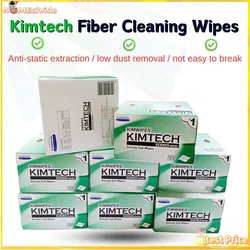 5-10Pcs KIMTECH Kimwipes Kimperly Wipes Optical Import Wiping Fiber Cleaning Paper