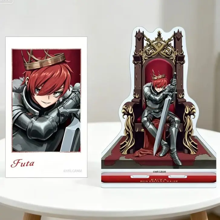 Anime MILGRAM 15cm Fuuta Acrylic Stand Figure Keychain Tabletop Decorations Accessories Goods Collection Holiday Gifts