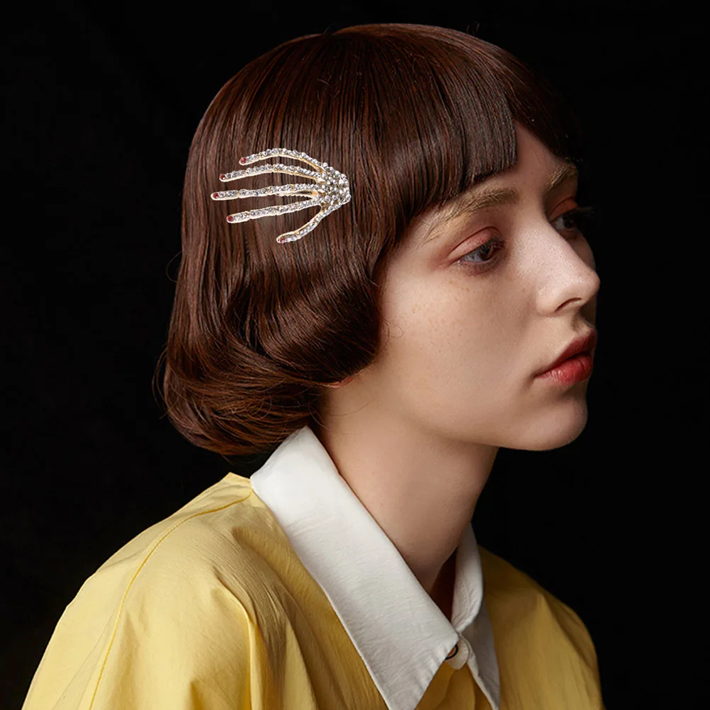 

2 шт., заколки для волос с когтями, прочные металлические заколки для волос в стиле панк для женщин и девочек, черные аксессуары на Хэллоуин, крутые модные идеи подарков для волос