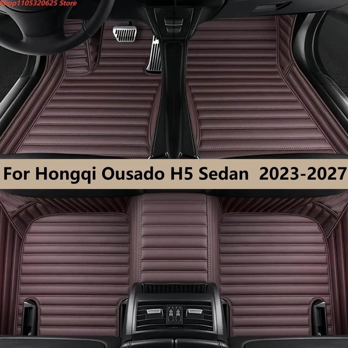 

Автомобильные коврики для Hongqi Ousado H5 Sedan 2023-2027: полный комплект, ковровые покрытия для пола автомобиля