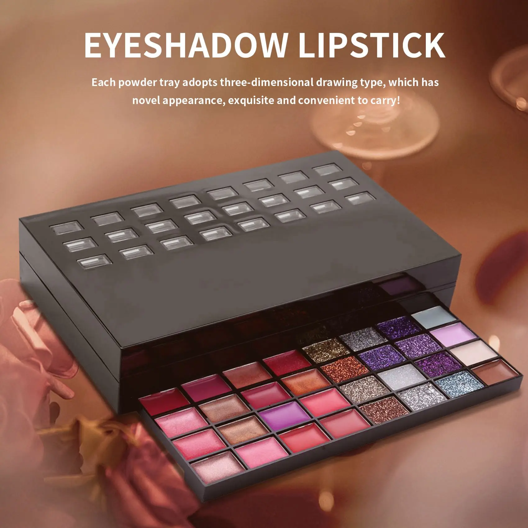 Makeup Set Box 74 Color Makeup Kits For Women Combination Kit Eyeshadow Lipstick Glitter