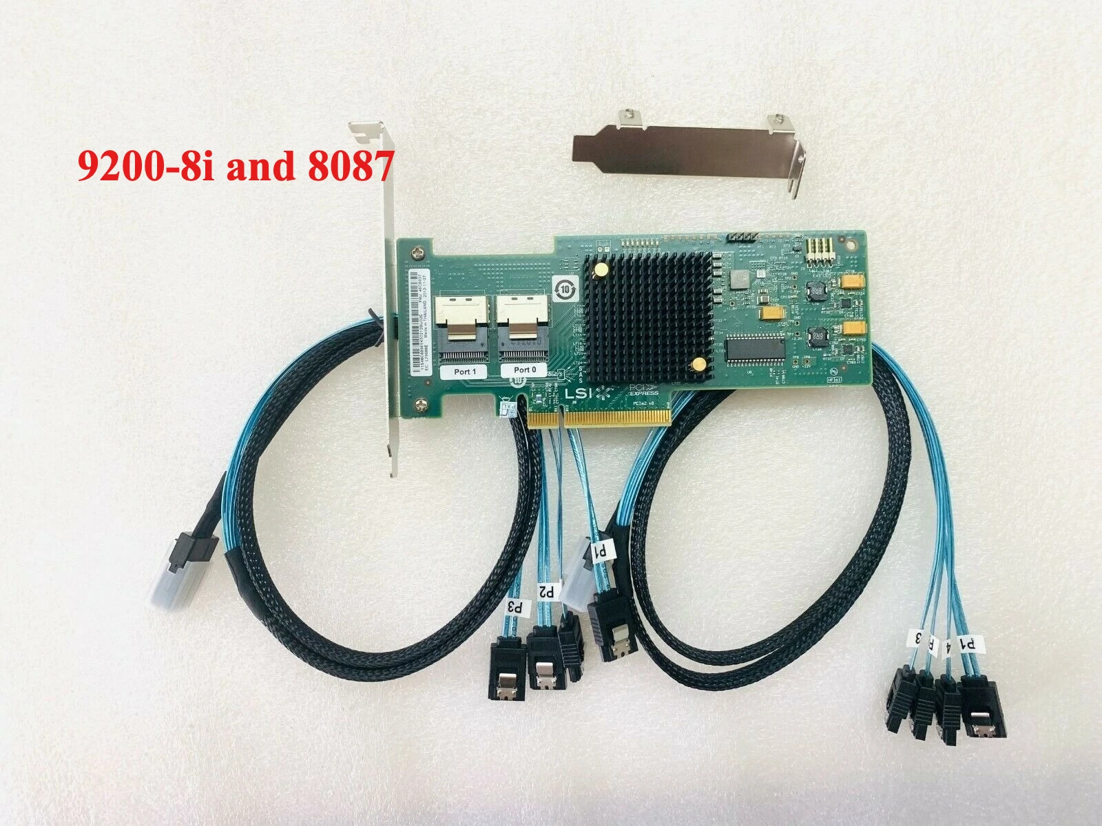LSI SAS2008 9200-8i IT-режим для ZFS FreeNAS UnRAID 6 Гбит/с SATA SAS HBA + 2 * SFF-8087 SATA