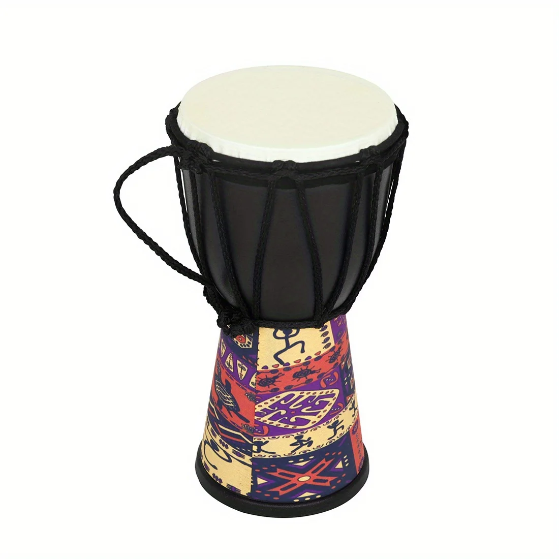 M MABT ZF-05 4 Inch African Drum Portable ABS Drum Chamber Colorful Djembe Hand Drum Professional Percussion Musical Instrument