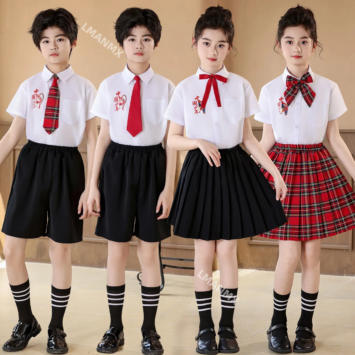 Uniforme de actuación de Cantata juvenil china para niños, uniforme de actuación de juegos deportivos de recreación de escuela primaria