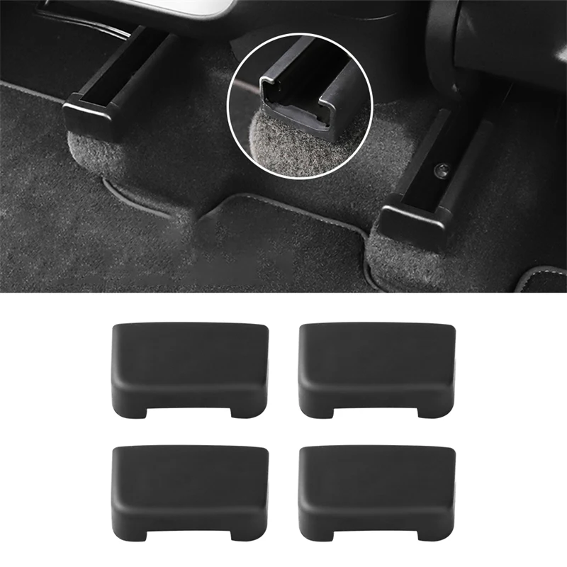 Rear Seat Slide Rail Plug Protection For Tesla Model 3 Model Y  Soft Rubber Seat Rail Cover Car Interior Function Accessories