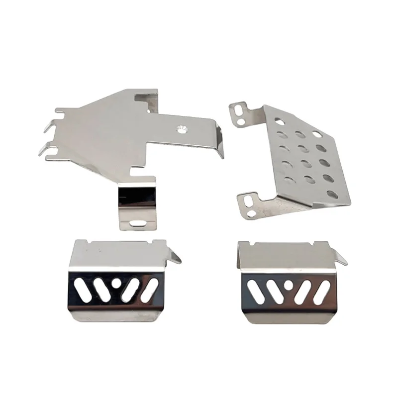 Wltoys 104006 104010 104020 104026   Edelstahl Chassis Armor Achsschutz Unterfahrschutz 1/10 RC Crawler Car Upgrade Teile